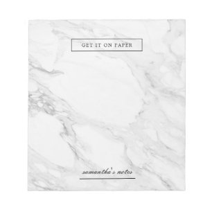 Bloc-note Modern marble