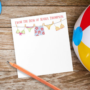 Bloc-note Moderne chic et élégant maillots de bain été amusa