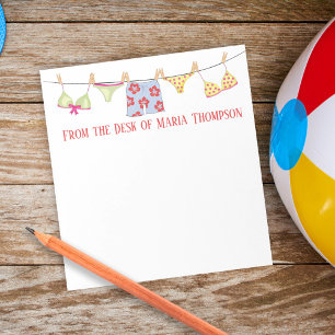 Bloc-note Moderne mignon maillots de bain été minimaliste am