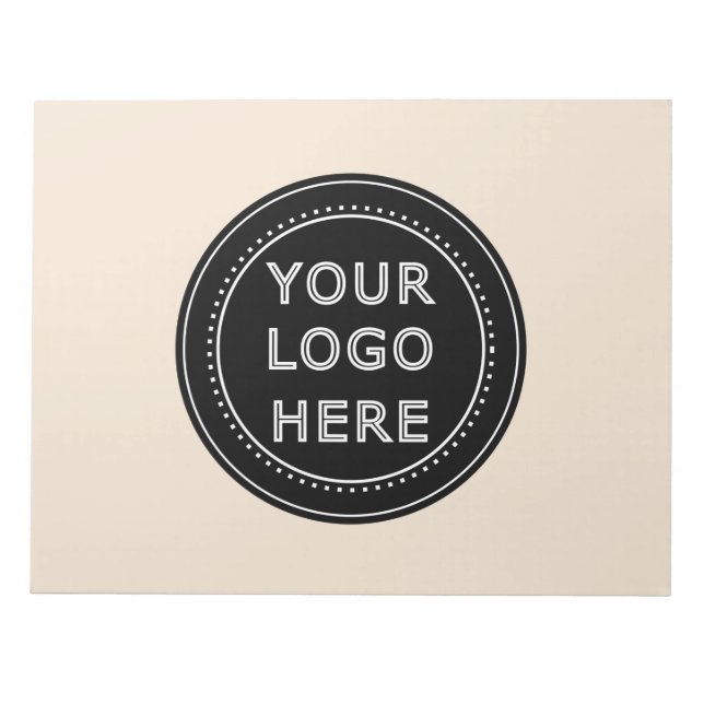 Bloc-note Moderne, minimaliste, élégant et personnalisable (Devant)