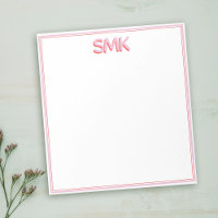 Moderne Monogramme tendance Initiales de l'ombre é