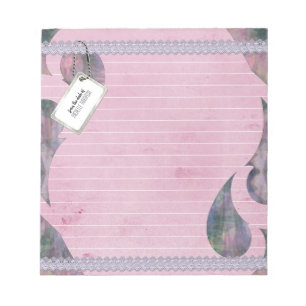 Bloc-note Moderne rose violet Abstrait