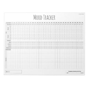 Bloc-note Mois Wellness Tracker Mood Journal pour Bipolaire