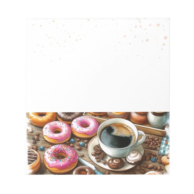 Bloc-note Moment beignet et café (Devant)