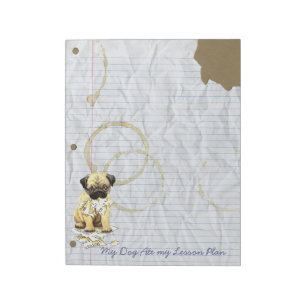 Bloc-note Mon carlin a mangé mon plan de cours