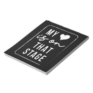 Bloc-note Mon Coeur Est Sur Cette Scène Danse Maman Vintage