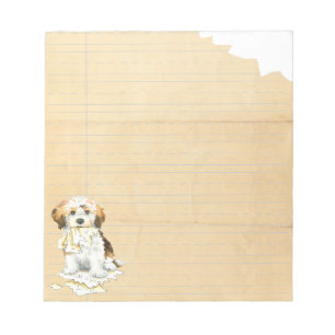 Bloc-note Mon Havanese a mangé mon travail