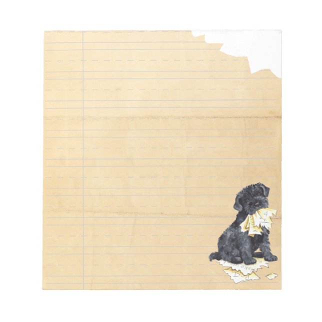 Bloc-note Mon Kerry m'a mangé mes devoirs (Devant)