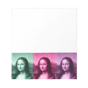 Bloc-note Mona Lisa Rose vert violet