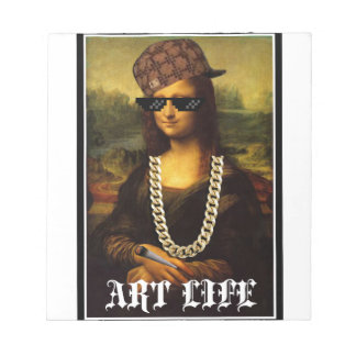 Bloc-note Mona Lisa Thug Life Art Life