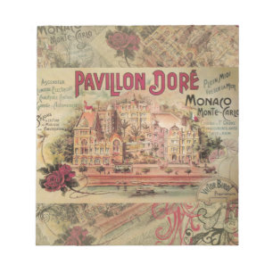 Bloc-note Monaco Fancy Côte d'Azur Vintage France