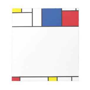 Bloc-note Mondrial Minimaliste Géométrique De Stijl Art Mode