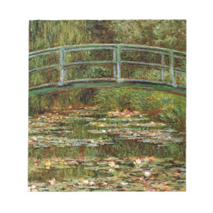 Bloc-note Monet Pont Japonais Français Giverney