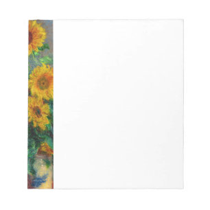 Bloc-note Monet Sunflowers