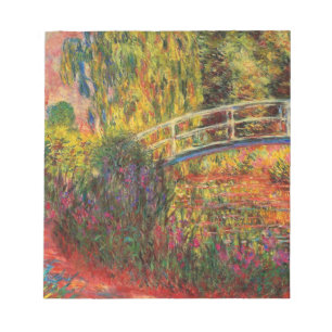 Bloc-note Monet Water Lily Pond et Water Irises