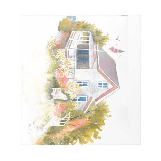 Bloc-note Monhegan Cottage J Kilburn (Devant)