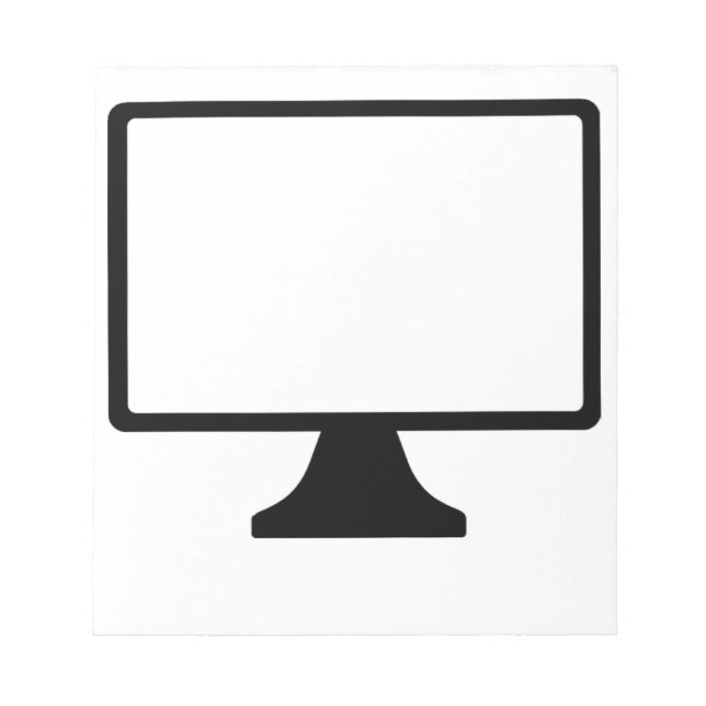 Bloc-note Moniteur d'ordinateur (Devant)