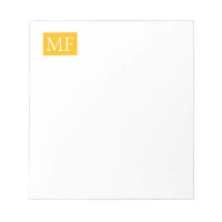 Monogramme Attrayant Jaune Blanc Minimaliste Moder