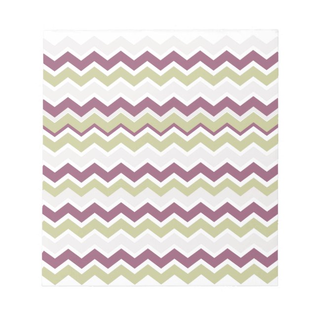 Bloc-note Monogramme Chevron Brick (Devant)