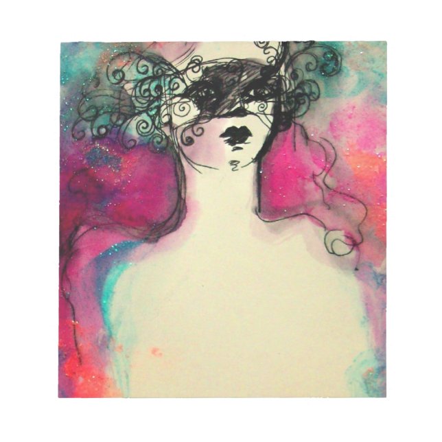 BLOC-NOTE MONOGRAMME DE CHARME (Devant)