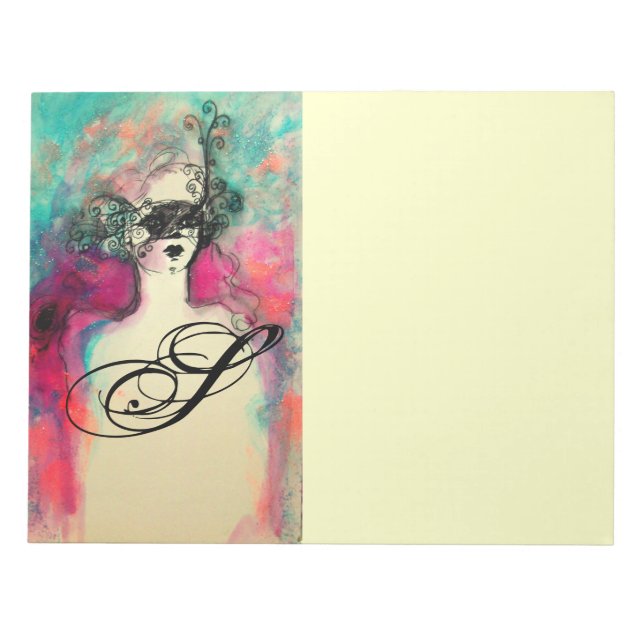 BLOC-NOTE MONOGRAMME DE CHARME (Devant)