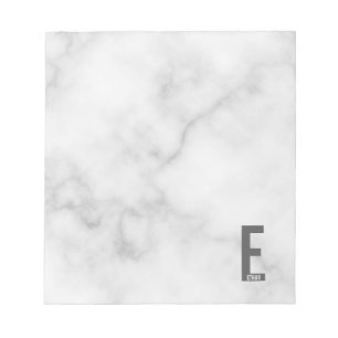 Bloc-note Monogramme et nom personnalisés modernes