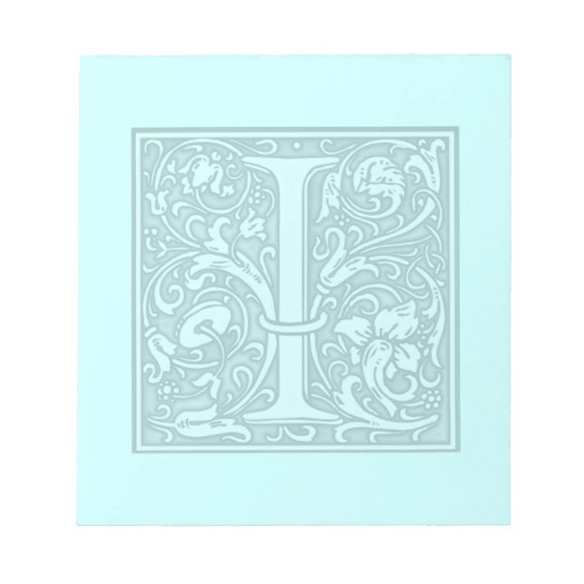 Bloc-note monogramme prospère - I (Devant)