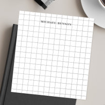 Monogramme simple et propre avec des lignes de gri