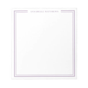 Bloc-note Monogramme Violet