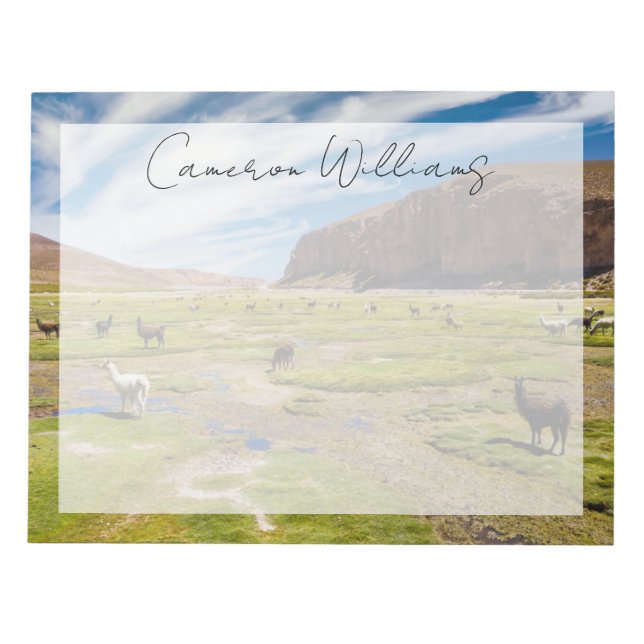 Bloc-note Montagnes | Andes boliviennes (Devant)