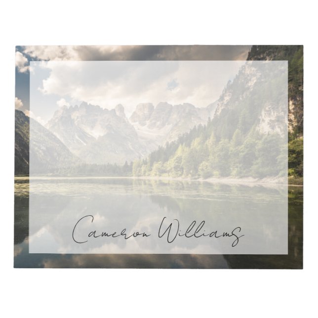 Bloc-note Montagnes | Lac Dürrensee, Dolomites, Italie (Devant)