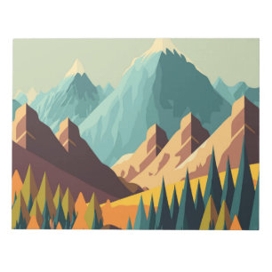 Bloc-note Montagnes Rocheuses