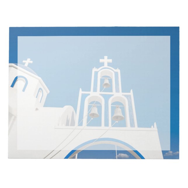 Bloc-note Monuments | Greek Blue Dome Church (Devant)