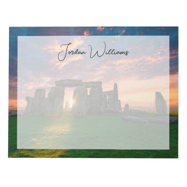 Bloc-note Monuments | Stonhenge, Angleterre (Devant)