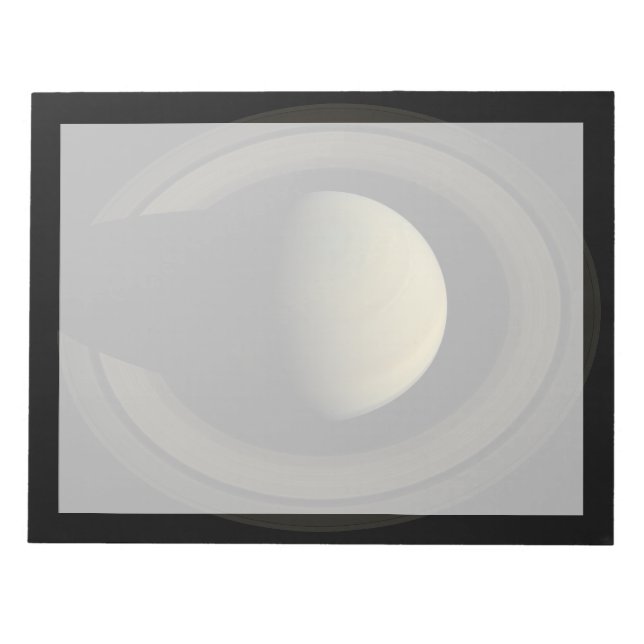 Bloc-note Mosaïque De La Planète Saturne Et Ses Principaux A (Devant)