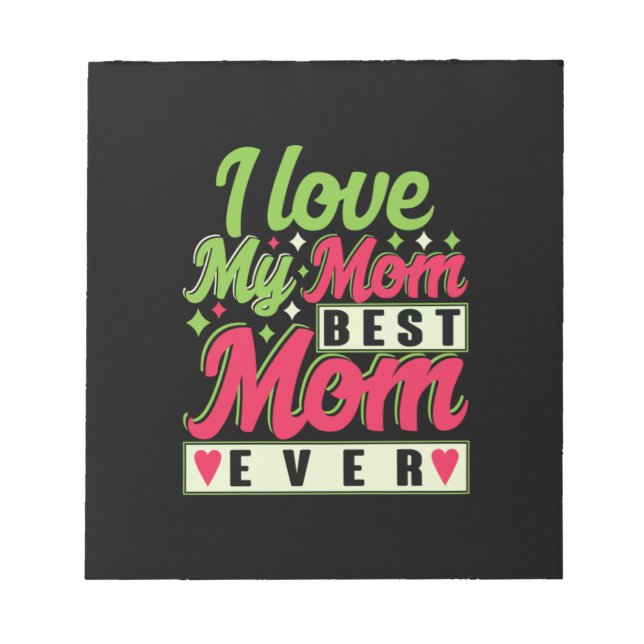 Bloc-note Mother Gift I Love My Maman (Devant)