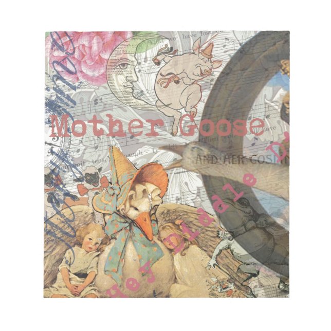 Bloc-note Mother Goose Nursery Rhyme Fairy Tale (Devant)