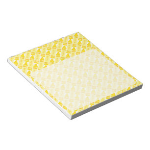 Bloc-note Motif amusant de crayon jaune
