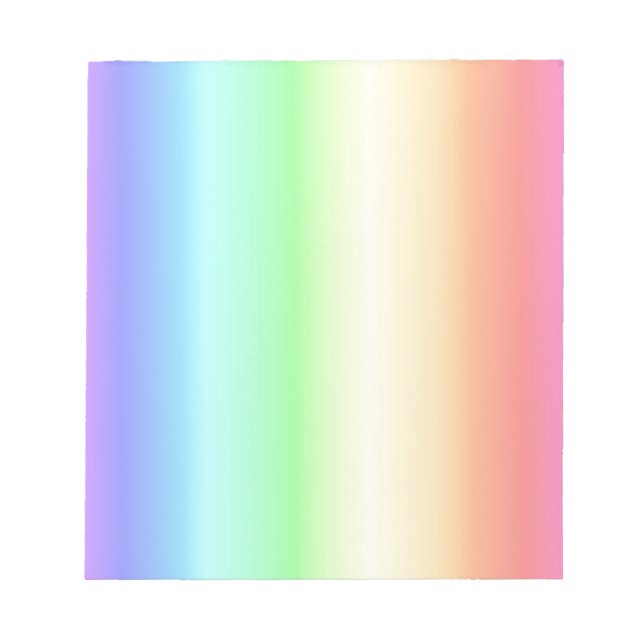 Bloc-note Motif arc-en-ciel 1 (Devant)