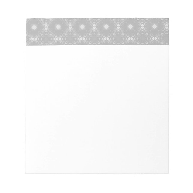 Bloc-note Motif blanc  (Devant)