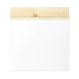 Bloc-note Motif blanc vieux bois de chêne