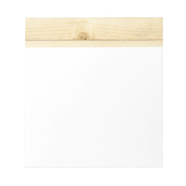 Bloc-note Motif blanc vieux bois de chêne (Devant)