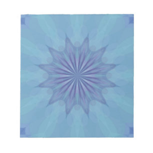 Bloc-note Motif bleu et turquoise 4