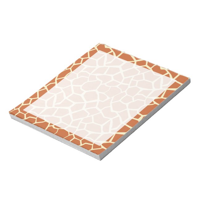 Bloc-note Motif Brown Giraffe (Tourné)