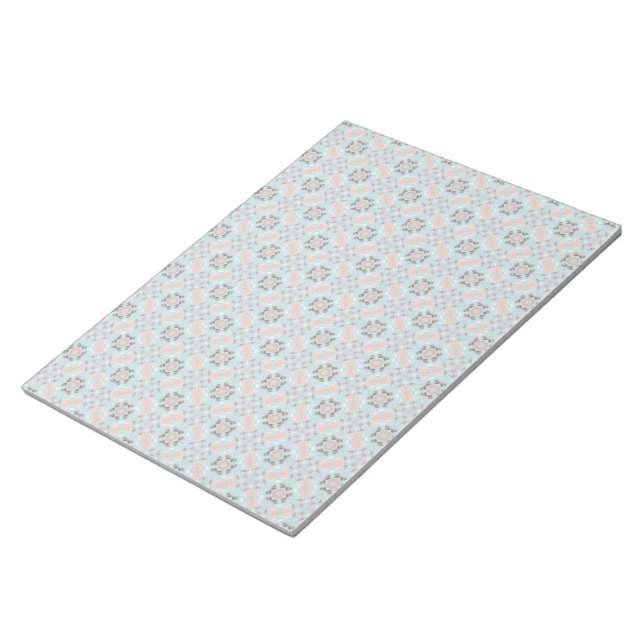 Bloc-note Motif coquillage sans couture (Incliné)