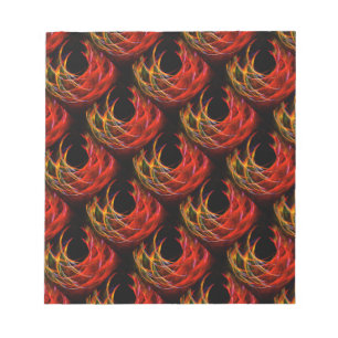 Bloc-note Motif d'art abstrait élégant boho moderne mignon #