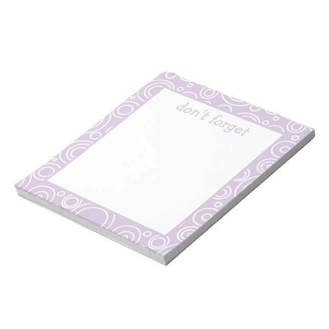Bloc-note Motif de cercle amusant (Tourné)