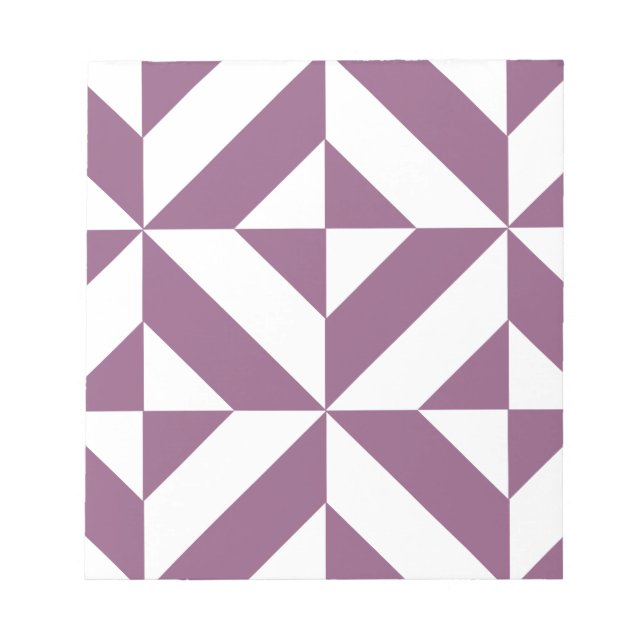 Bloc-note Motif de cube géométrique cool (Devant)