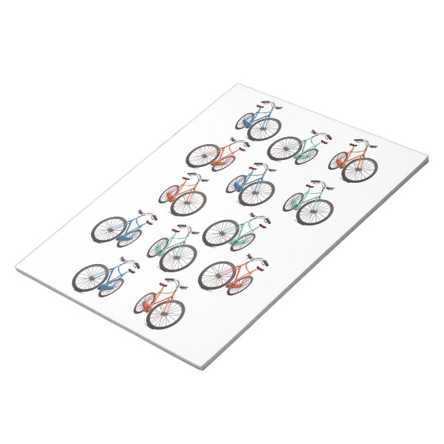 Bloc-note Motif de cycle (Incliné)