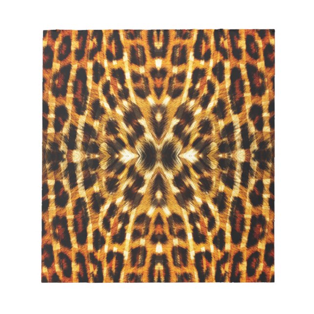 Bloc-note Motif de fourrure Leopard (Devant)